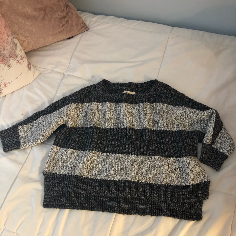Striped knitted Hollister sweater